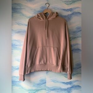 $3/20 PINK Victoria's Secret Dusty Mauve Boxy Cozy Sweatshirt Hoodie Top L